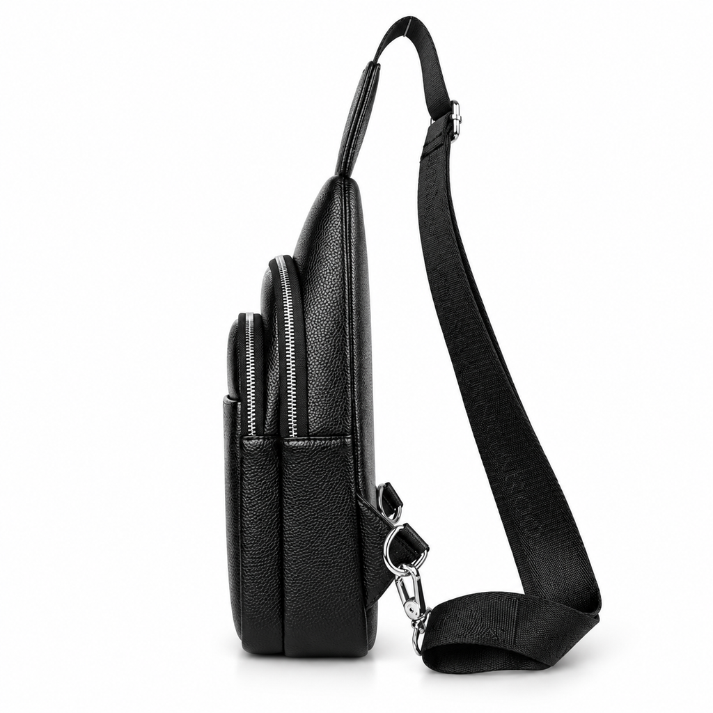 Sacoche Bandoulière Homme en Cuir – Paris
