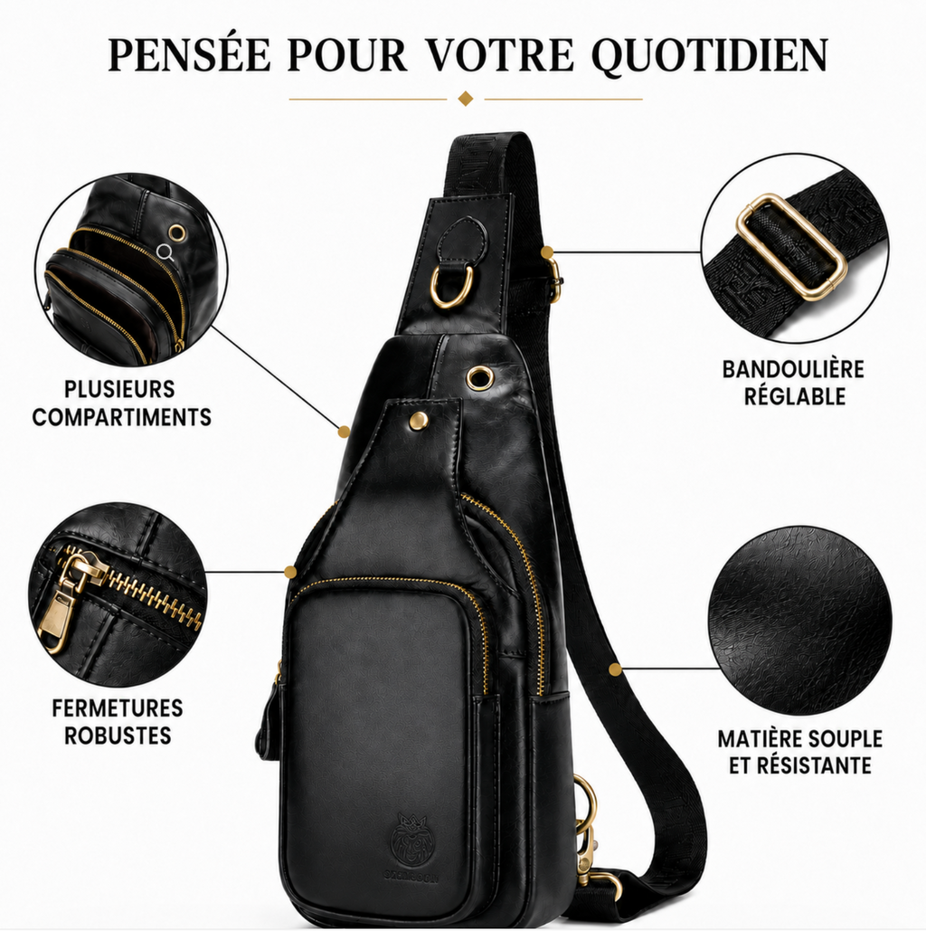 Sacoche Bandoulière en Cuir – KAÏRO