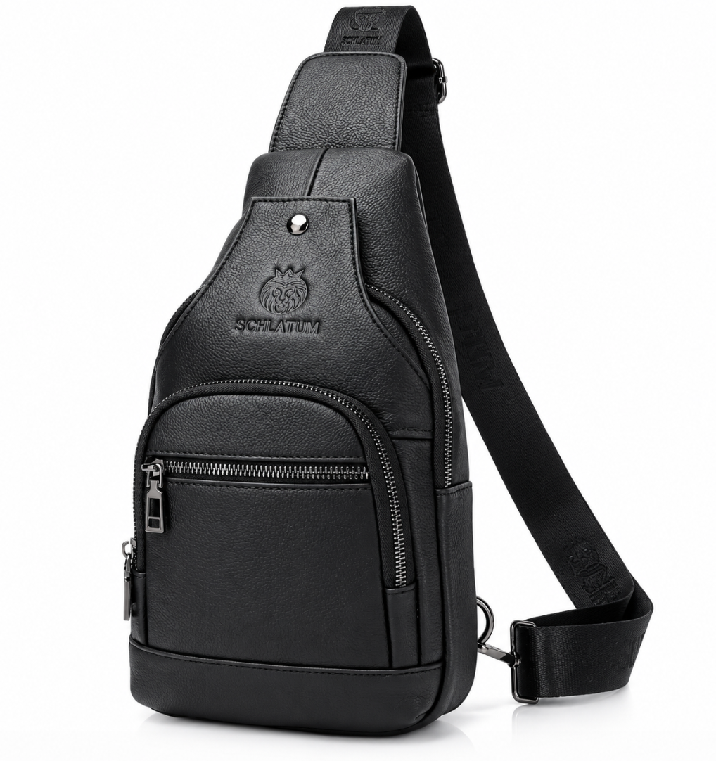 Sacoche Bandoulière en Cuir  Noir – TORVEN