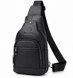 Sacoche Bandoulière en Cuir  Noir – TORVEN