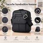 Sacoche Bandoulière en Cuir – Léon