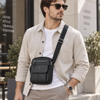 Sacoche Bandoulière en Cuir – Léon