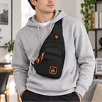 Sacoche Homme Havane – Format Vertical & Style Raffiné
