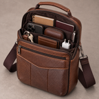 Sacoche bandoulière homme pour le travail en cuir - Bad boy
