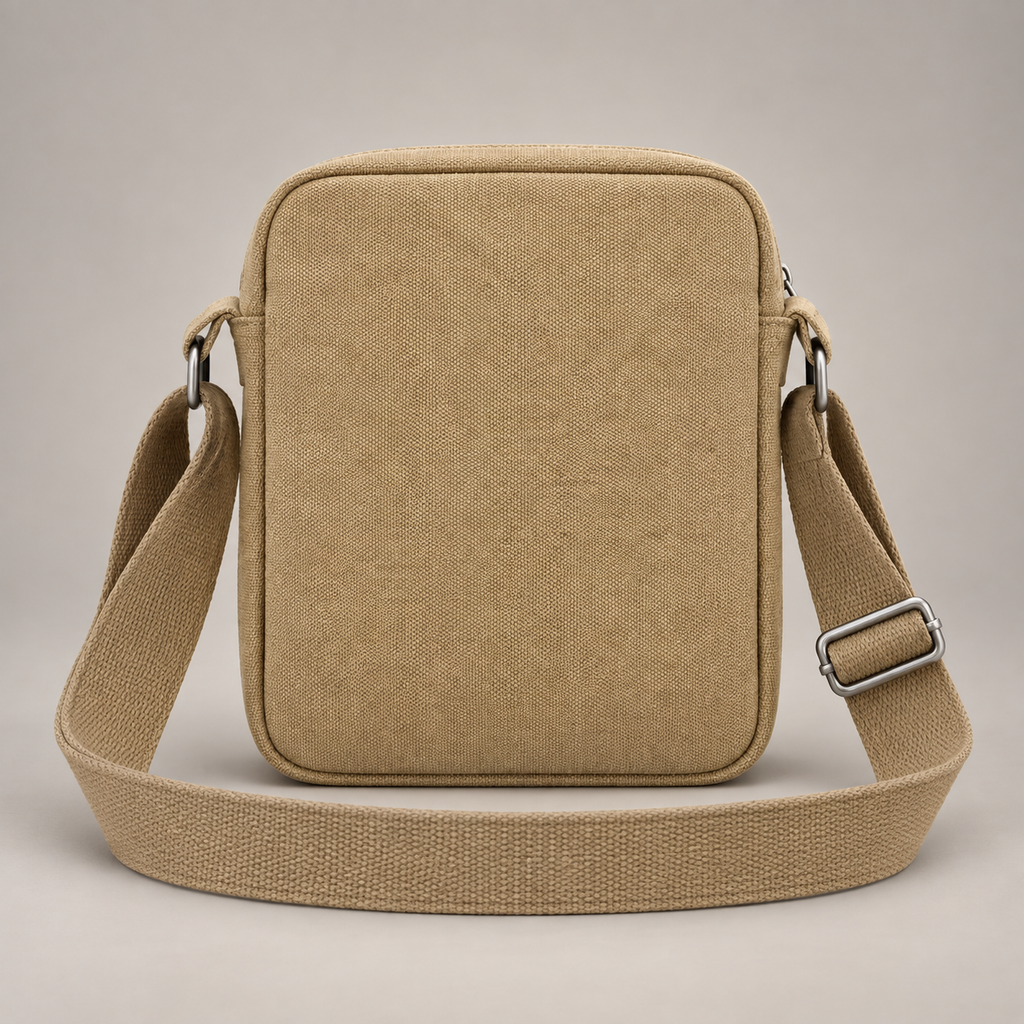 Sacoche bandoulière homme en toile – Légère et fonctionnelle