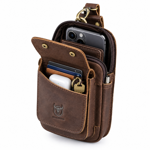 Mini Sacoche Ceinture Cuir Véritable – THORNE