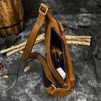 Retro Style Genuine Leather Crossbody Bags Men Male Single Shoulder Bag Leather Sling Bag Fashion Outdoor Chest Pack Anti Theft