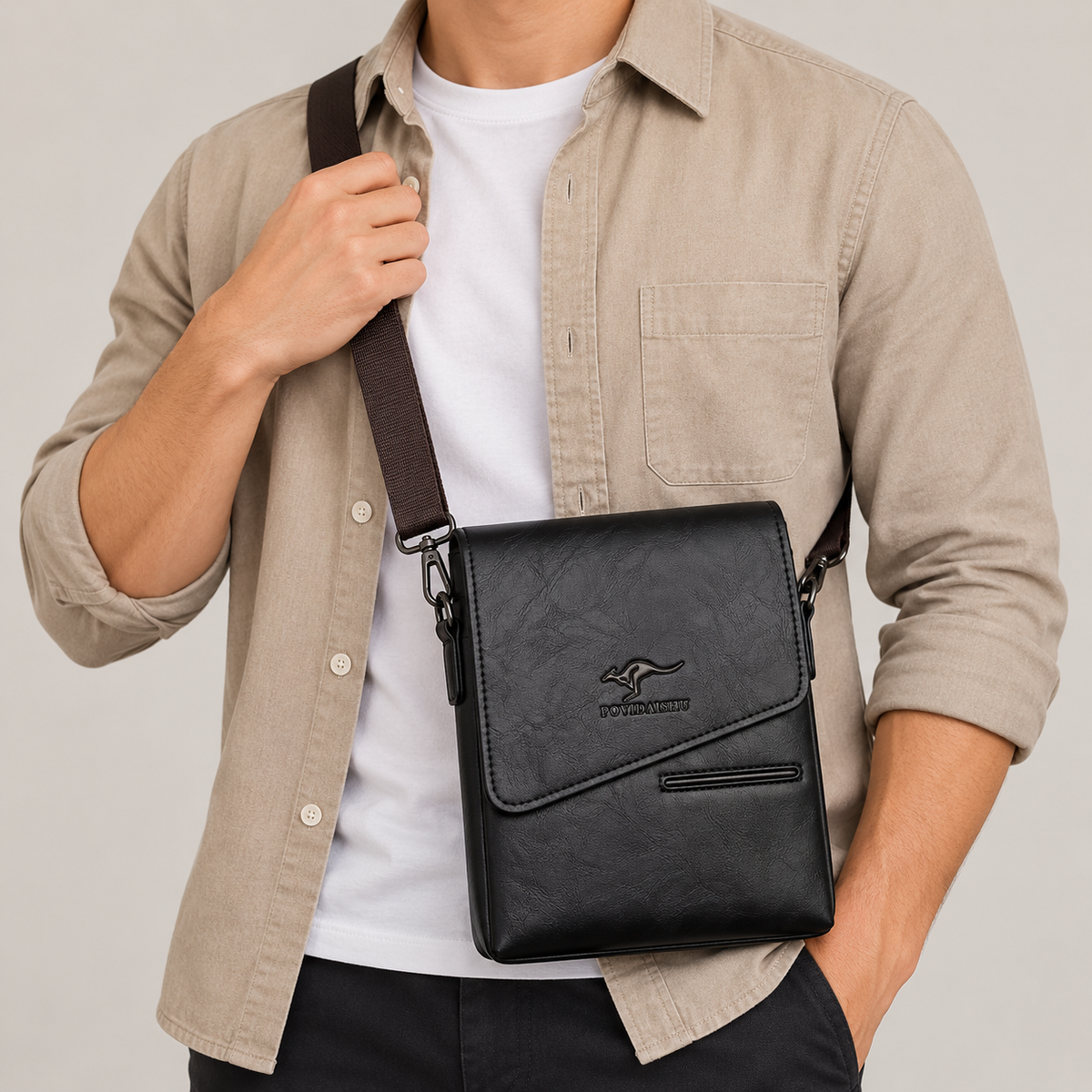SOREN – Sacoche Bandoulière Homme Élégante et Fonctionnelle