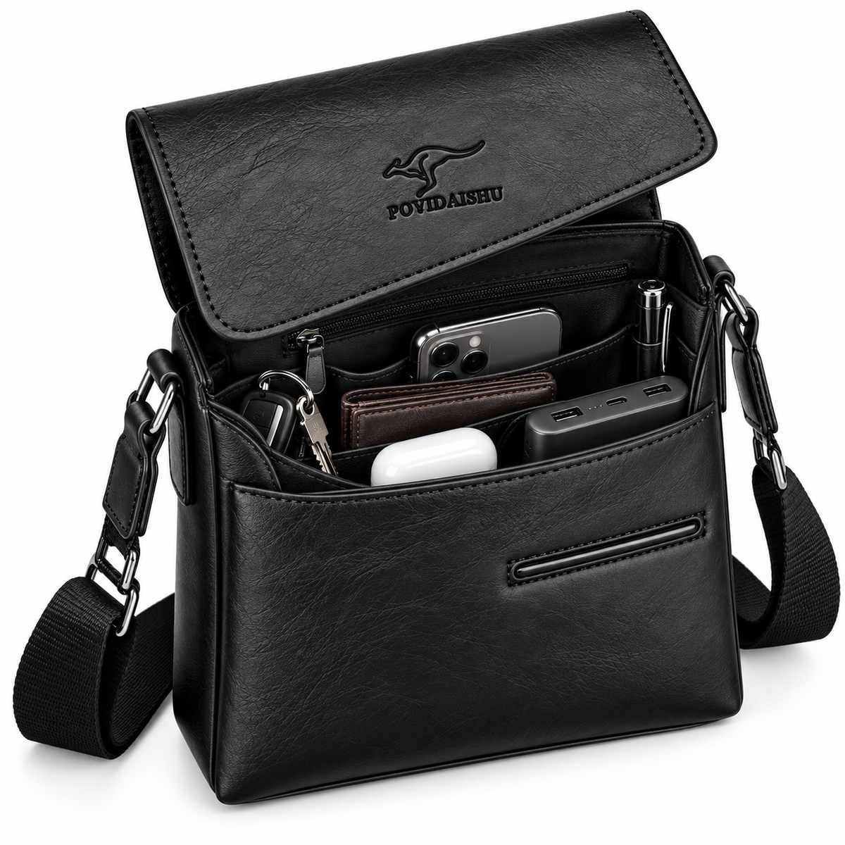 SOREN – Sacoche Bandoulière Homme Élégante et Fonctionnelle