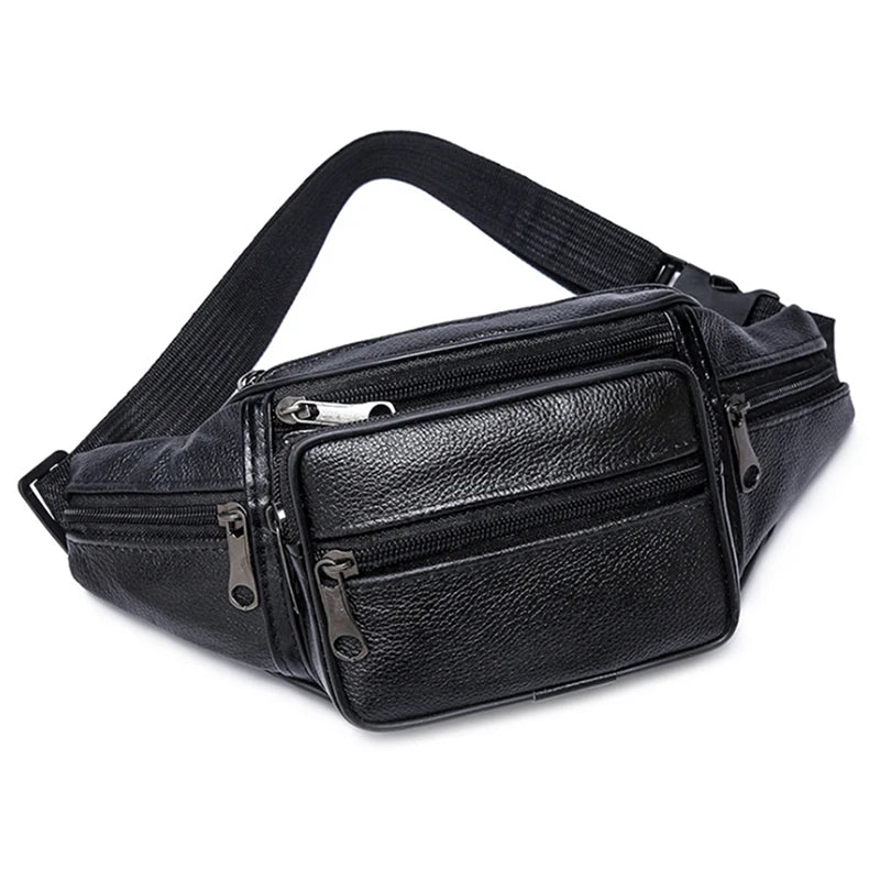 Sacoche Banane Cuir Vintage - ADRIEN