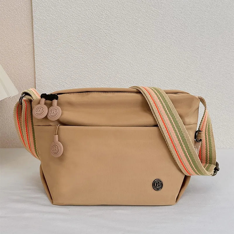 Sacoche Femme Nylon Multipoche - LÉA
