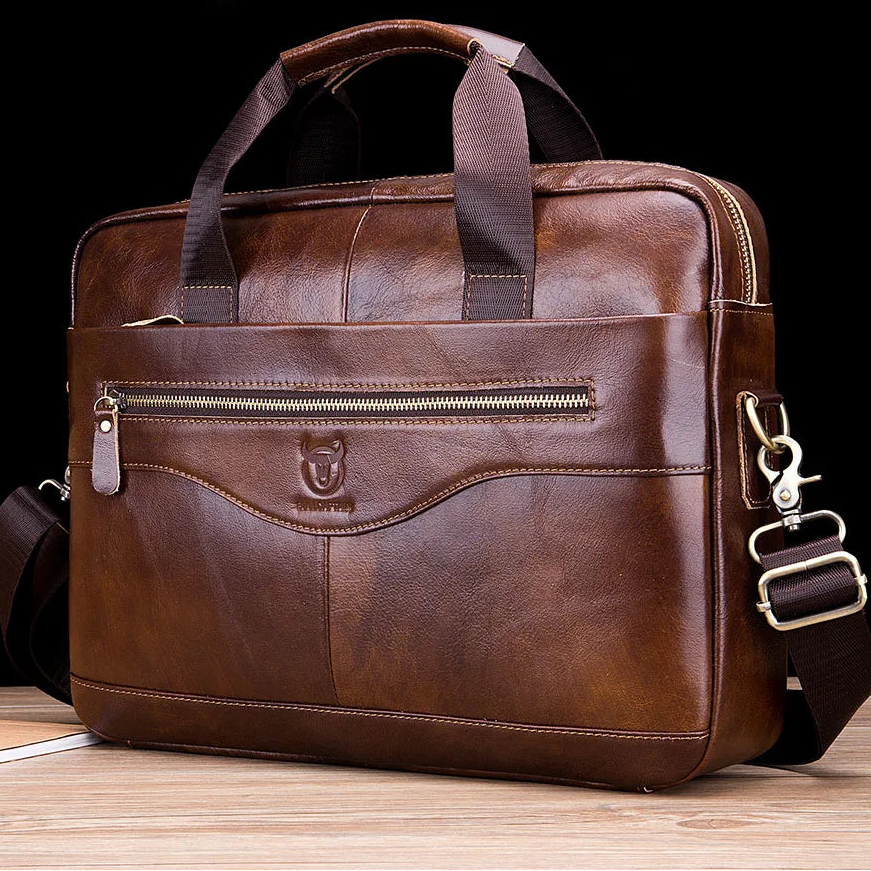 Sacoche Ordinateur Homme Cuir Porte-Documents - MAXIME