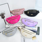 Sacoche Banane Zips Dorés Multipoche - ÉMILIE