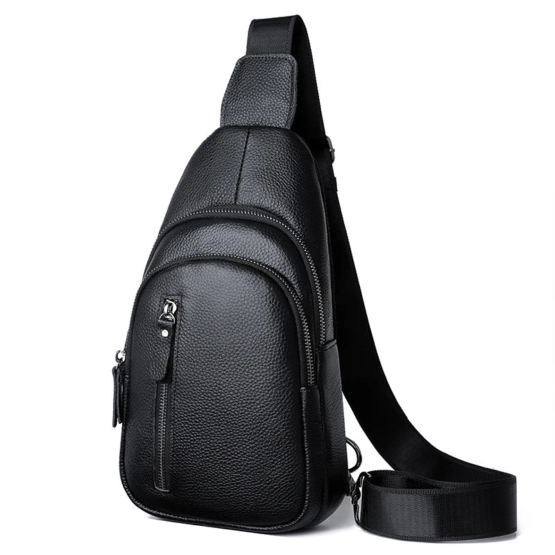 Sacoche Poitrine en Cuir - DRAVEN