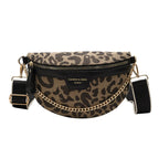 Sacoche Bandoulière Banane Femme Léopard | ÉLINA