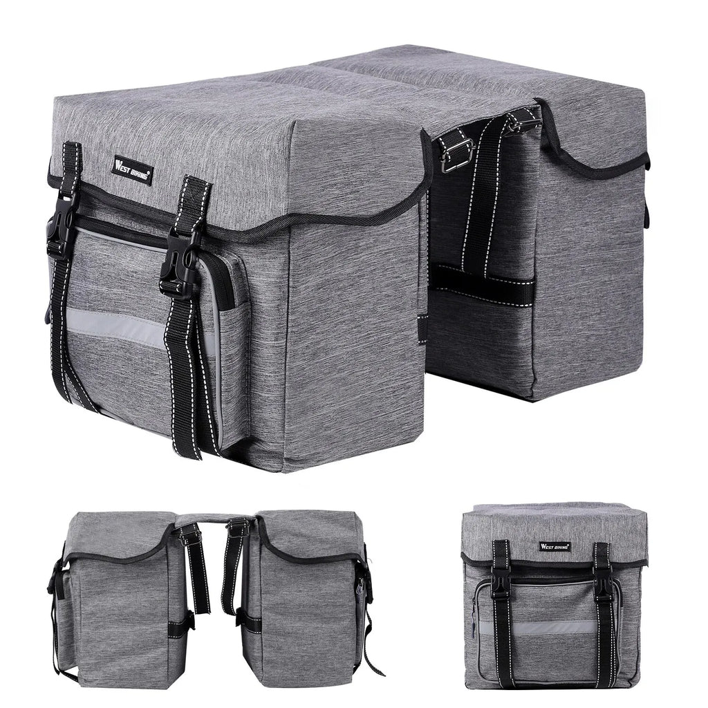 Sacoche de Vélo Double Porte-Bagage Arrière 25L - NÉO