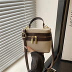 Vintage Fashion Patchwork Women's Bag 2026 Summer Newest Elegant Single Shoulder Trendy Box Handbag Crossbody Bags