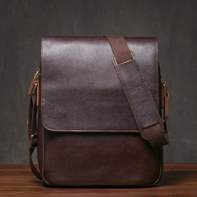 Sacoche Bandoulière Cuir Vintage – ALDRIC