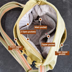 Ultra-light Nylon Crossbody Bag for Women Adjustable Wide Strap Lightweight Women's Bag Zipper Closure Stylish Messenger Bag