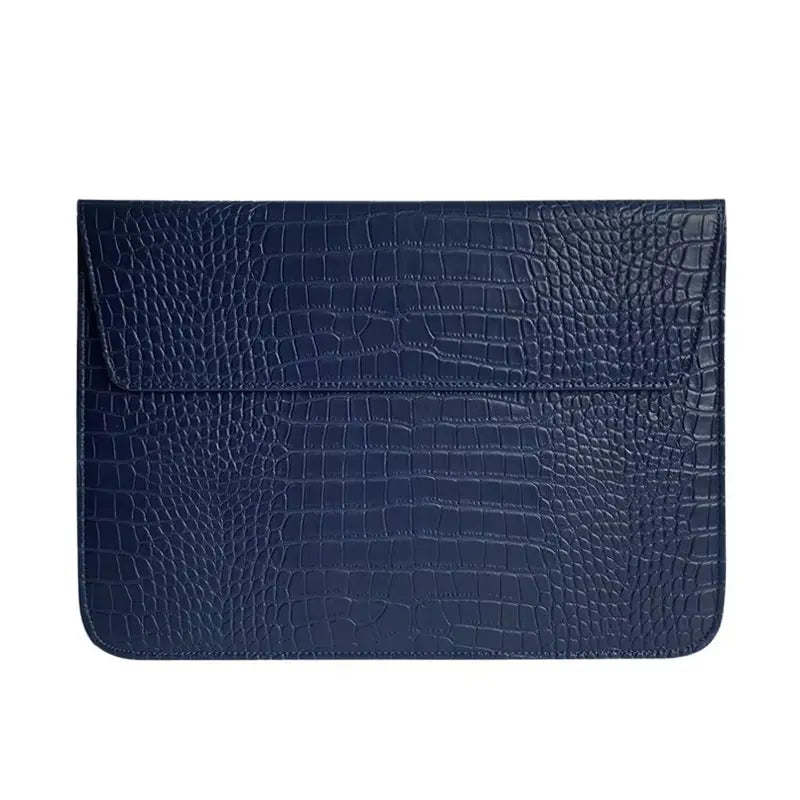 Sacoche Ordinateur Femme Cuir Motif Croco - ADÈLE