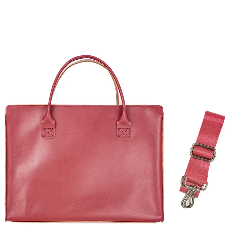 Sacoche Ordinateur Cuir Minimaliste - CÉSAR
