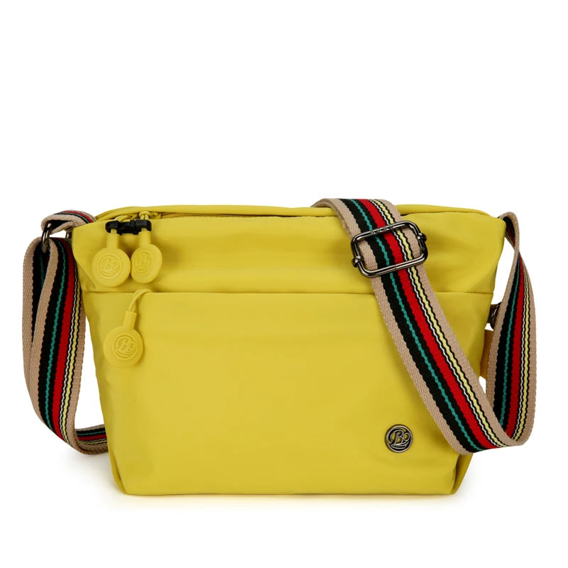 Sacoche Femme Nylon Multipoche - LÉA