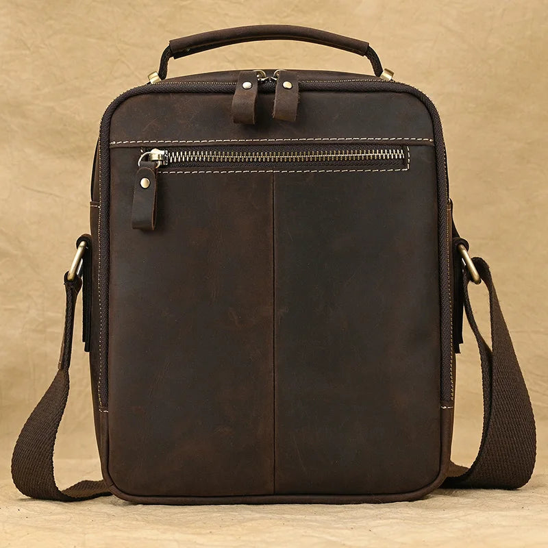 Sacoche Bandoulière en Cuir Vintage - GARRETT