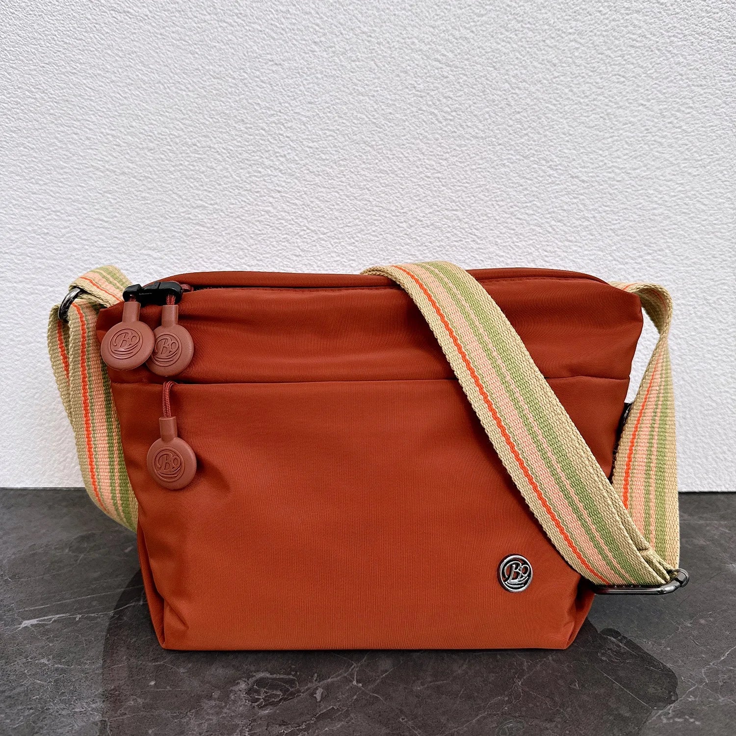 Sacoche Femme Nylon Multipoche - LÉA