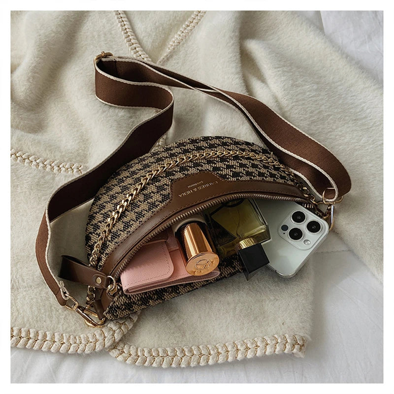 Sacoche Bandoulière Banane Femme Léopard | ÉLINA