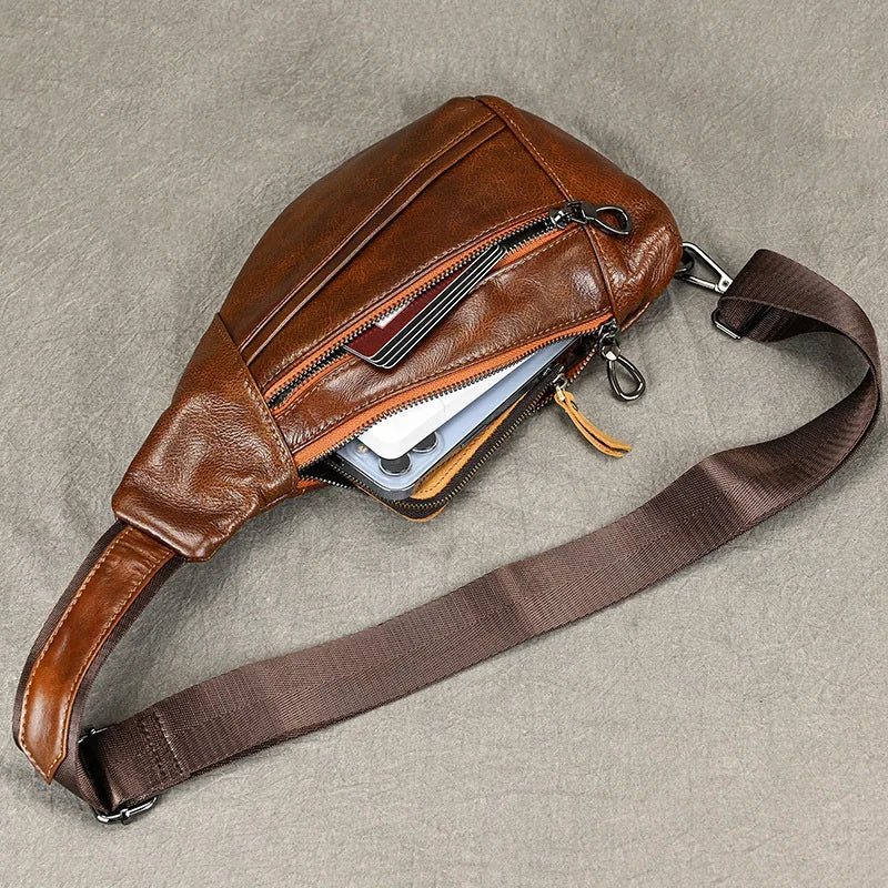 Sacoche Bandoulière Homme en Cuir – RIVINGTON