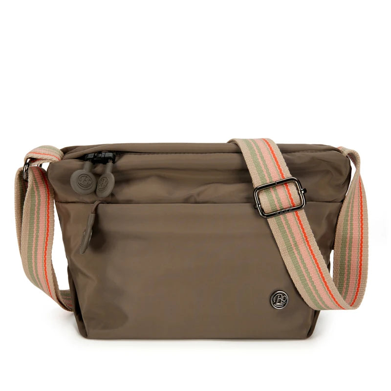 Sacoche Femme Nylon Multipoche - LÉA
