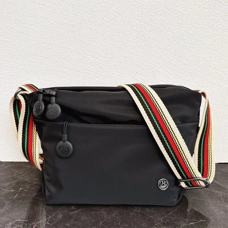 Sacoche Femme Nylon Multipoche - LÉA