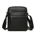 Men's Luxury Designer Genuine Leather Bag Simple Business Casual Shoulder Bag Multiple Pockets Small Crossbody Bags for Men