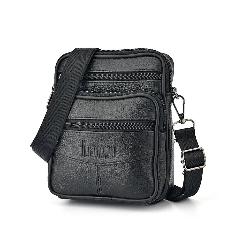 Sacoche Bandoulière Cuir Multipoche – EDISON