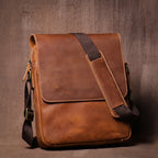 Sacoche Bandoulière Cuir Vintage – ALDRIC