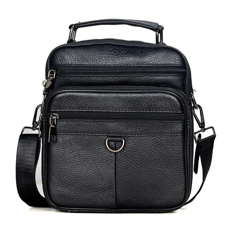 Sacoche Bandoulière Cuir Multipoche – BRENNO