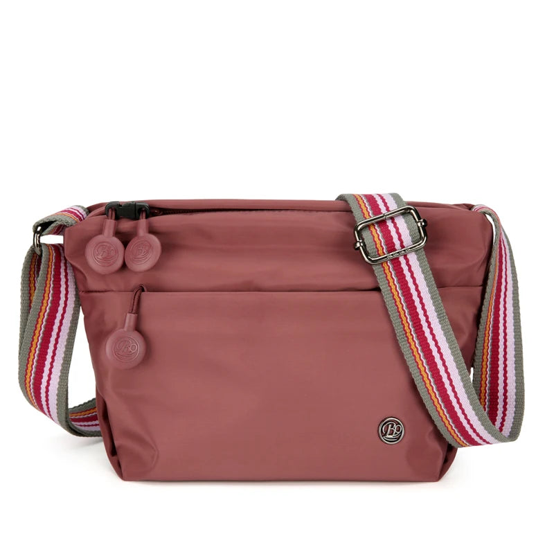 Sacoche Femme Nylon Multipoche - LÉA