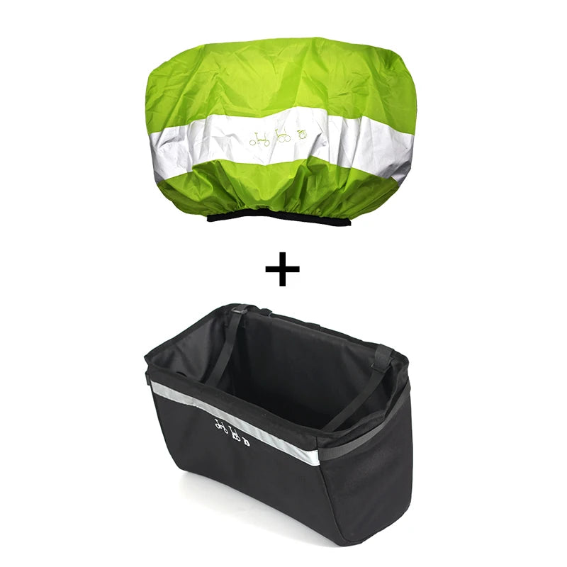 Front Storage Bag With Bracket Original Front Storage Bag For Brompton Folding Bicycle Vegetable Basket Bag And Internal Bracket