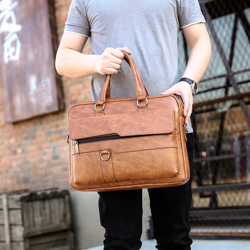 Sacoche Ordinateur Homme Cuir – SÉBASTIEN