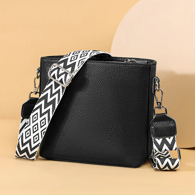 Sac Bandoulière Femme Sangle Géométrique – ANAÏS