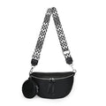 Sacoche Bandoulière Femme en Cuir Véritable avec Pochette | ÉLISE