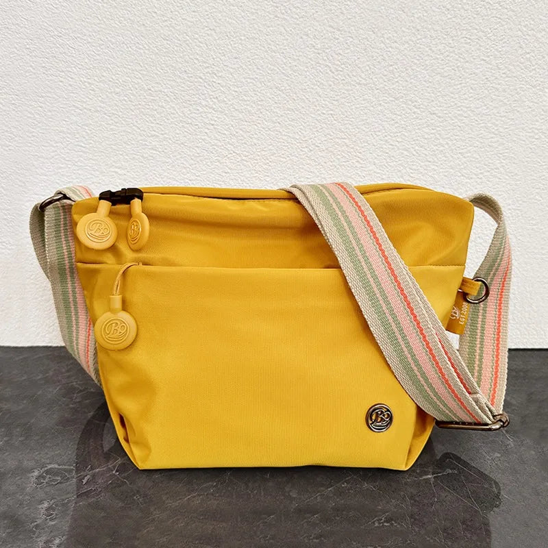 Sacoche Femme Nylon Multipoche - LÉA