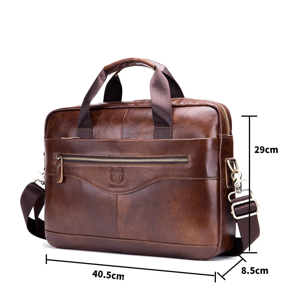 Sacoche Ordinateur Homme Cuir Porte-Documents - MAXIME