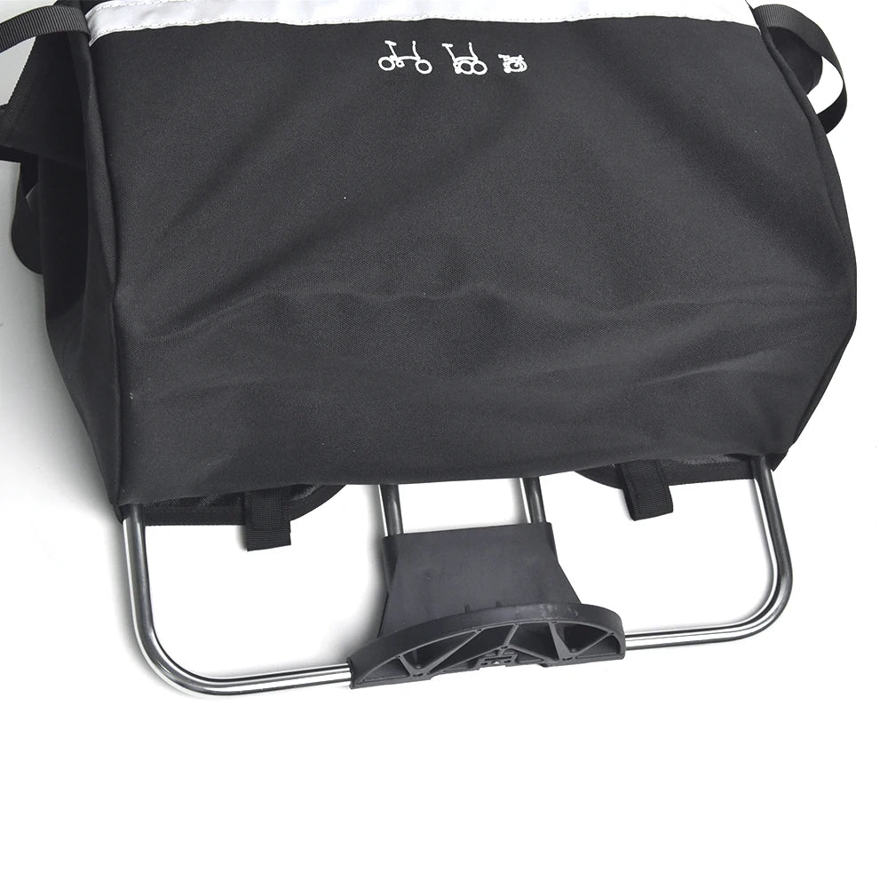Front Storage Bag With Bracket Original Front Storage Bag For Brompton Folding Bicycle Vegetable Basket Bag And Internal Bracket