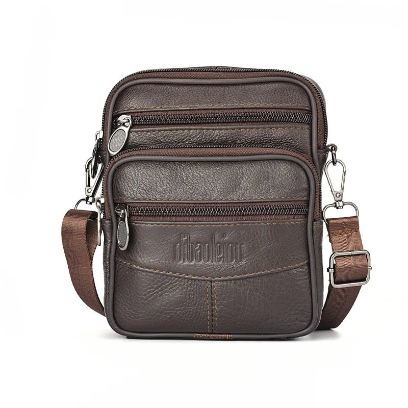 Sacoche Bandoulière Cuir Multipoche – EDISON