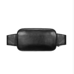 Sacoche Banane Cuir Noir Compacte - GASPARD