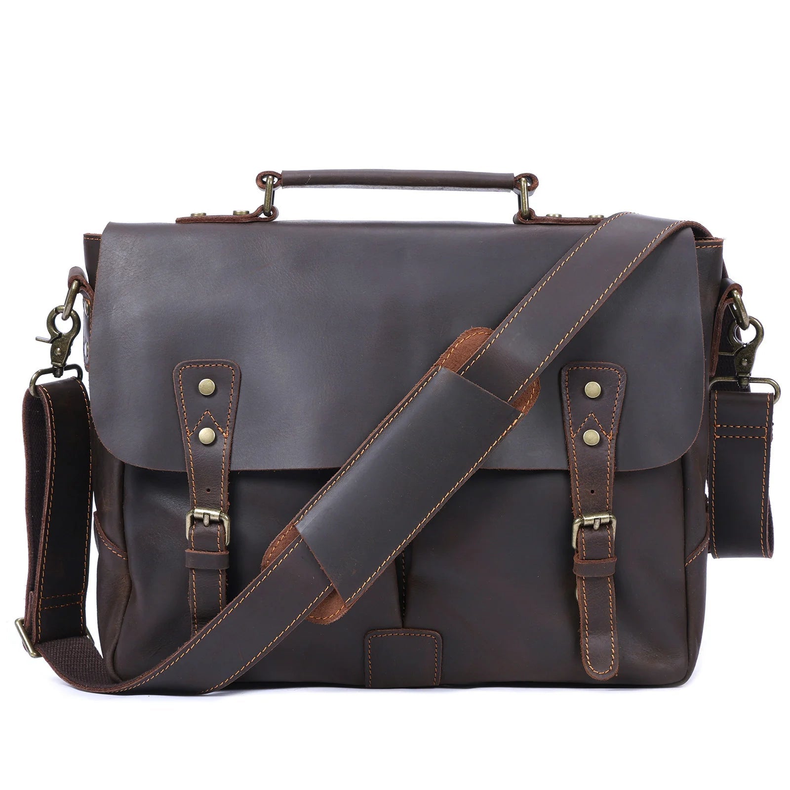Sacoche Ordinateur Homme Cuir Vintage - RAPHAËL