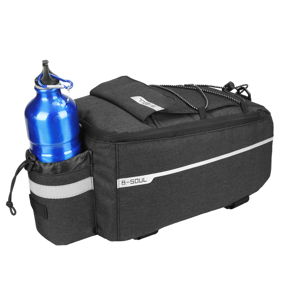 Electric folding rack bag for ground bikes, camel bag accessories, and rear seat bag for riding equipment