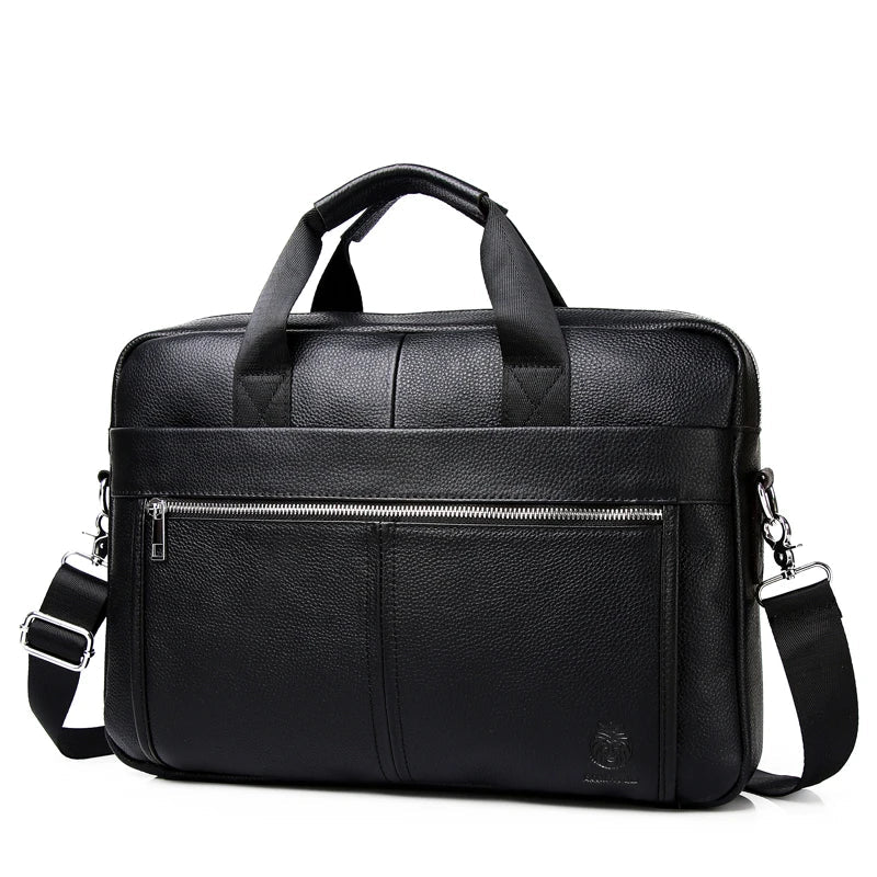 Sacoche Ordinateur Homme Cuir Élégante - FLORIAN