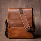 Sacoche Bandoulière Cuir Vintage – ALDRIC